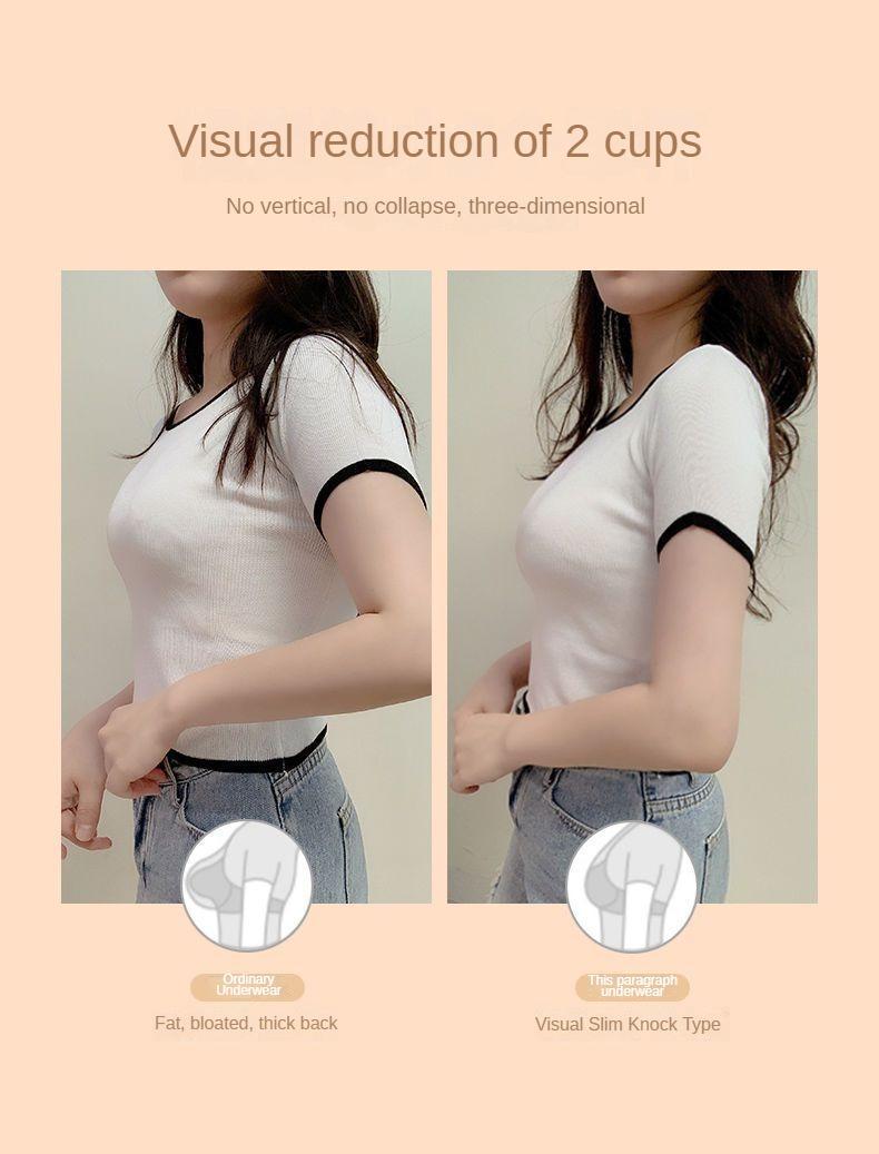 Product Introduction of Women's bra, sizes 34-40ABC CUP non-marking underwear, ladies anti-sagging, large chest show small chest, no steel ring sports gathered back, thin bra 6