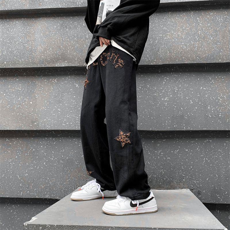 Product Introduction of Quần Dài Nam Maillard Thể Thao, Thương Hiệu Thời Trang Đường Phố Cao Cấp Mỹ, In Chữ, Phong Cách Hip Hop, Ống Rộng, Dáng Suông, Ống Đứng, Bộ Sưu Tập Xuân / Hè 2024 Menswear Lưng Cao Pants 6