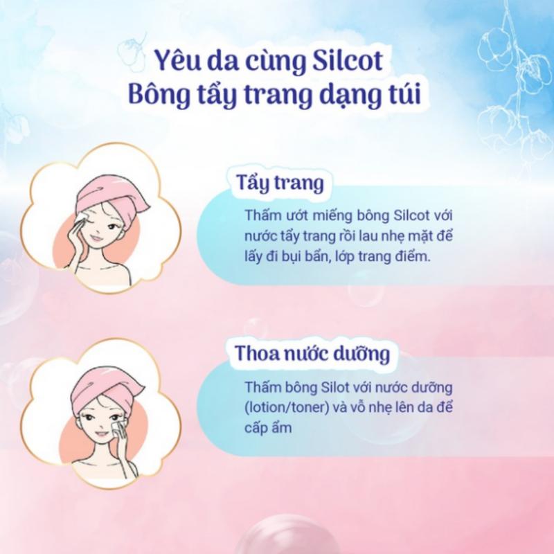 Bông Tẩy Trang Silcot 82 Miếng/Hộp 6