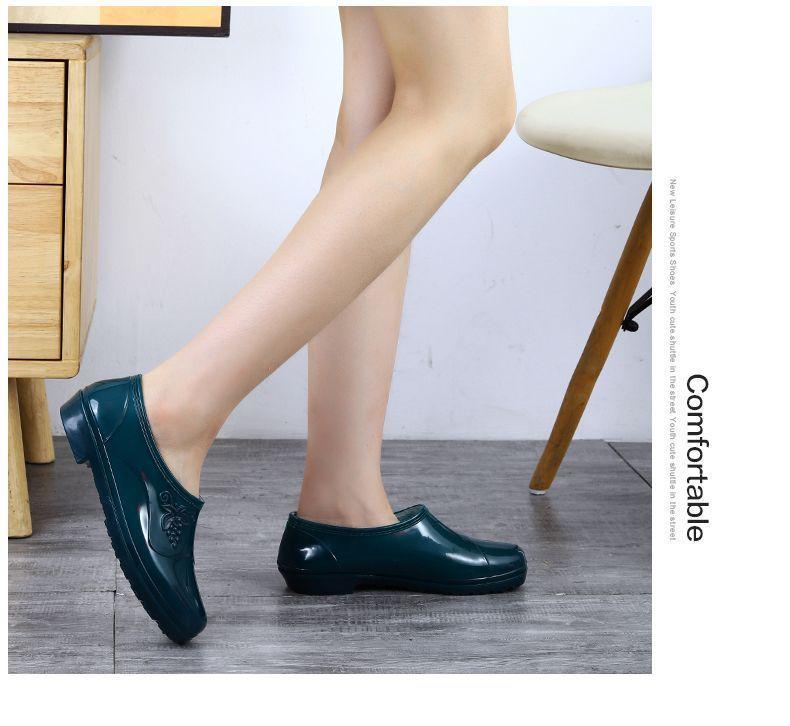 Product Introduction of Ủng Đi Mưa Cổ Thấp Dành Cho Nữ, Bảo Hộ Lao Động, Làm Bằng Cao Su Hình Ngưu Bàng, Ngắn Trên, Thích Hợp Cho Nhà Bếp, Chống Trượt, Giày Đi Mưa, Cắt Nông, Giày Cao Su Làm Việc, Giày Đi Mưa Giữ Nhiệt 12