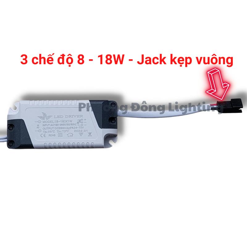  Tăng Phô  driver  Đèn LED Âm Trần Ốp Trần  3 CHẾ ĐỘ  - Jack Kẹp tròn Jack Kẹp Vuông 