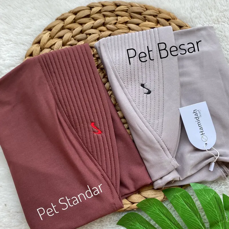 Bergo Hamidah S Pad Tebal Besar Original Hamidah bergo sport jilbab instan 0