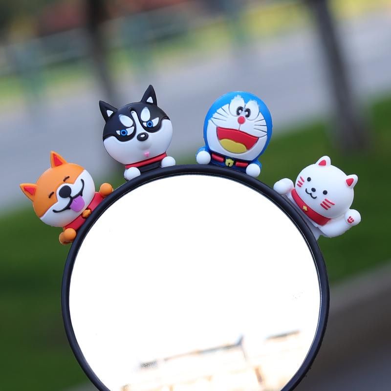 [ Tặng keo dán] Mô Hình Nhân Vật Hoạt Hình Nhỏ Dễ Thương Trang Trí Biển Số Xe Hơi Xe Máy, Điện Thoại, Màn Hình Máy Tính, Tai Gương, Góc Vuông