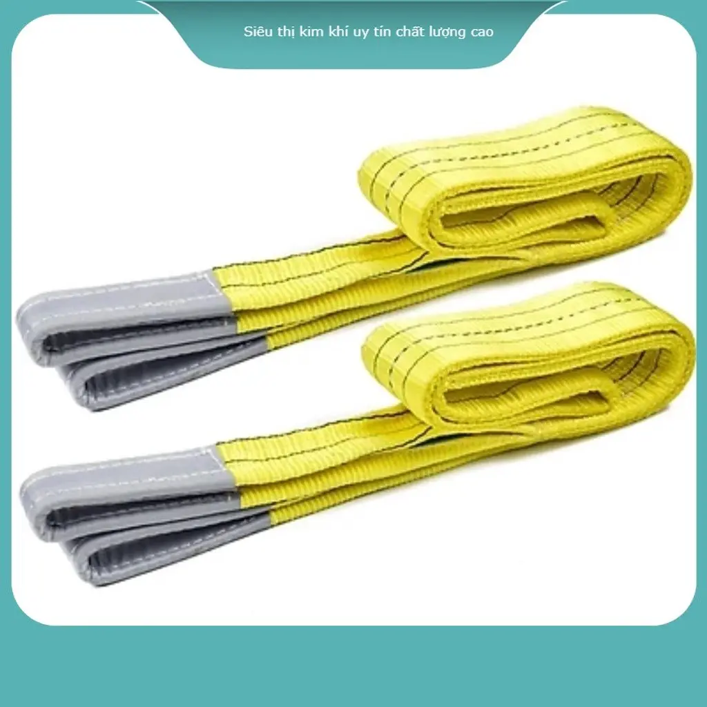 Cáp vải cẩu hàng 3 tấn 4m, 5m, 6m, 2m, 3m cáp thép giá sỉ