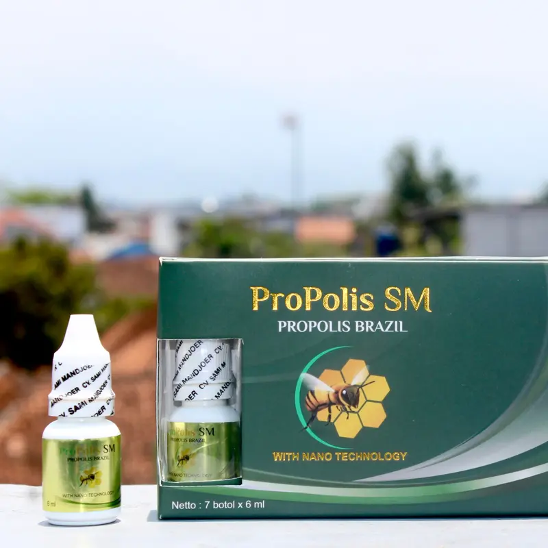 Cairan Untuk Penghancur Batu Amandel Nyeri Tenggorokan Propolis SM Stok Ready Isi 6ml 7