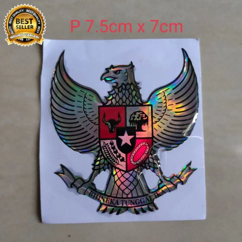 COD stiker emblem GARUDA INDONESIA 3D KUALITAS TERBAIK Naziastiker 6