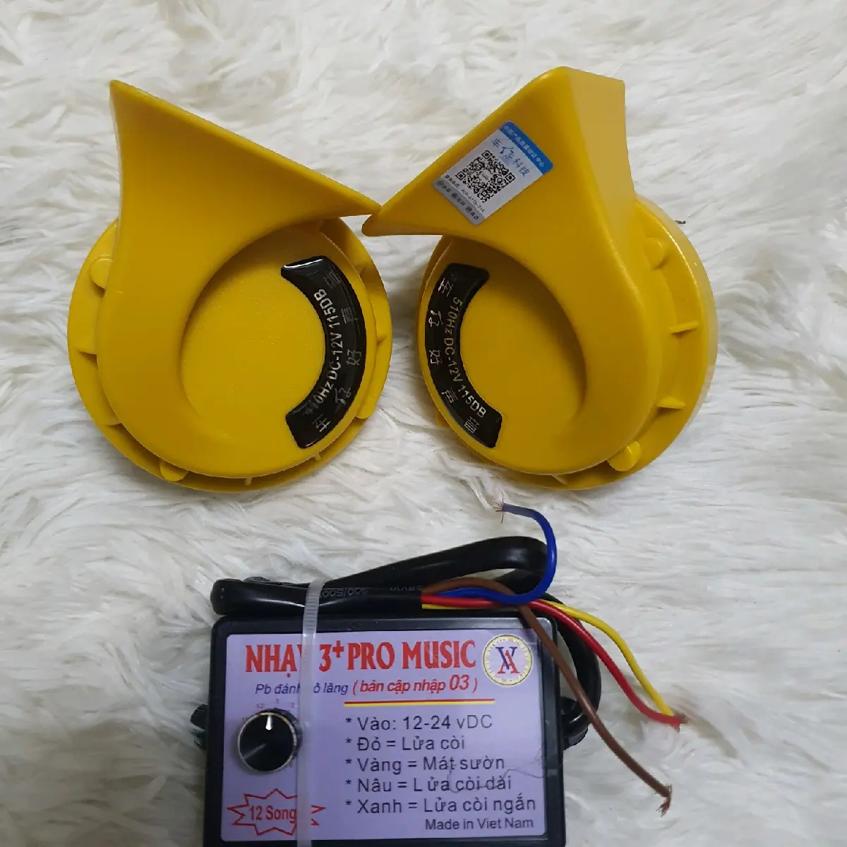 bộ còi nhại 12 tiếng âm thanh to vang hay