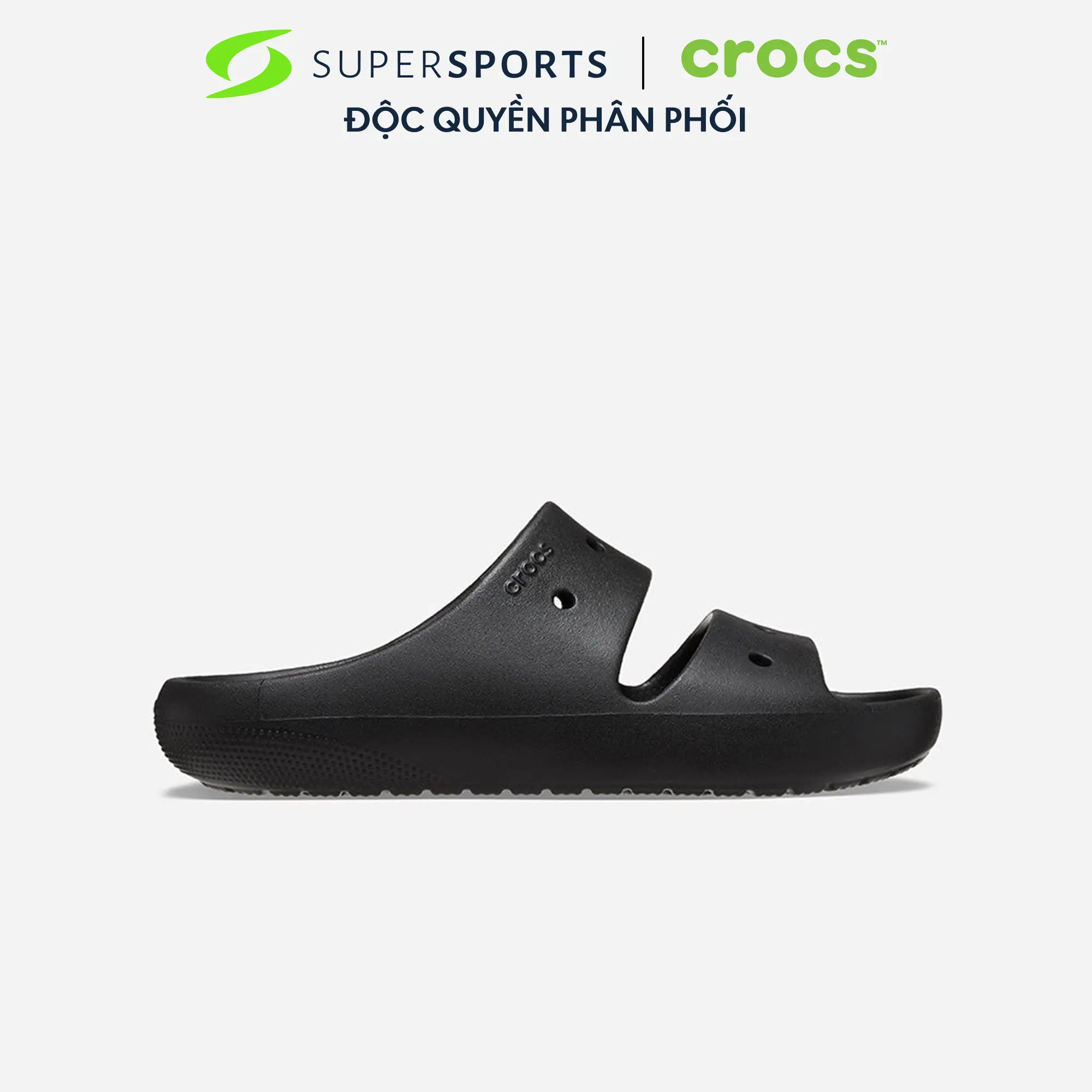 Dép quai ngang unisex Crocs Classic V2 Black - 209403-001