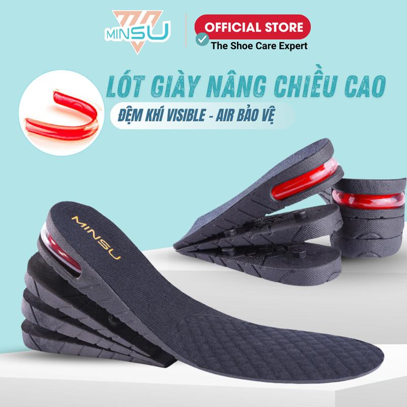 Lót Độn Giày Tăng Chiều Cao Nhiều Nấc Đệm Nâng Gót Độn Giầy 3cm 5cm 7cm 9cm