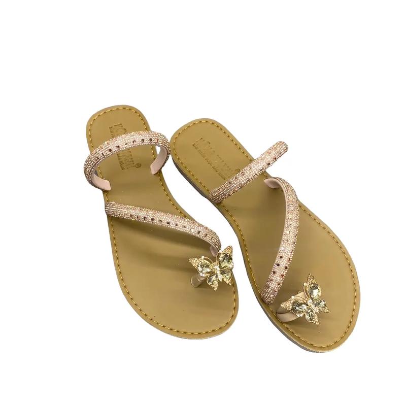 Dép nữ dép đá nơ bướm xỏ ngón .mẫu mới form chuẩn sezi