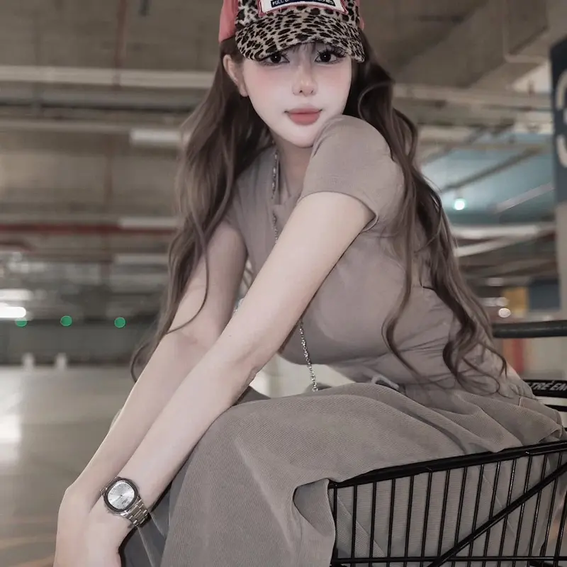 set thể thao áo croptop phối quần bo chun mpb 4