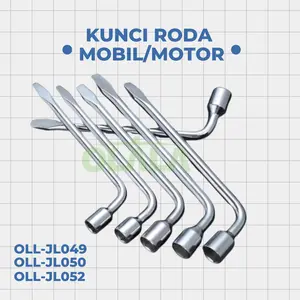【COD】KUNCI RODA L CONGKELAN BAN MOTOR DAN MOBIL UKURAN 19 / 21 / 23 MM OLL-JL049 / OLL-JL050 / OLL-JL052 Car Motorcycle