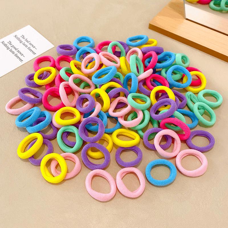 Product Introduction of Dây Buộc Tóc Co Giãn Cho Trẻ Em, 200 Chiếc, Dây Cao Su Cho Bé, Dành Cho Trẻ Em, Kẹo Scrunchie Dây Buộc Tóc, Kẹp, Băng Đô, Phụ Kiện Tóc Cho Bé Gái 11