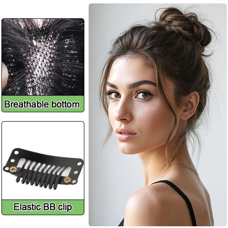 Product Introduction of Luxurious Real Topper for Women - Invisible, Seamless Hair Volume Boost, Straight Style, Comfortable Fit with Secure Attachment, Invisible Hair Boost | Undetectable Hairpiece | Secure Fit Design, Hair Accessories 10