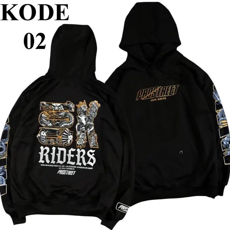Sweater Hoodie Prostreet White Devil Jepang Sweater Pria Wanita Hoodie Jepang - Jaket Prosstreet white devil - jaket motorr prostreet 2