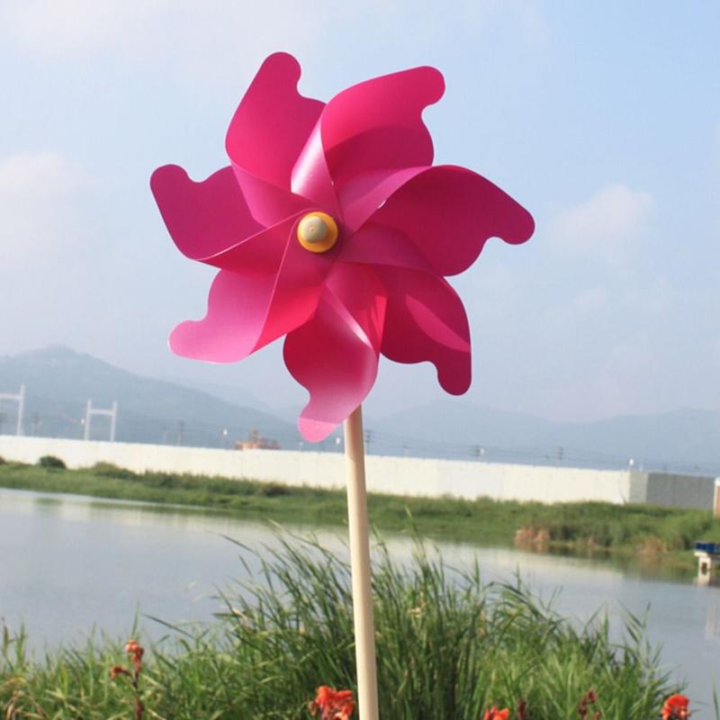 Product Introduction of Outdoor Activities For Home Garden Kids Toys Colorful Sunflower Windmills DIY Wind Spinners Layout Pinwheels Toys Plastic Wind Spinners 20