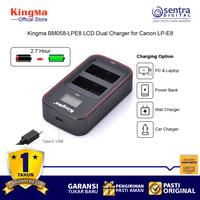 Gambar Kingma BM058-LPE8 Dual USB Charger for Canon EOS 550D 600D 650D 700D dari Sentra Digital Kota Surabaya 2 Tokopedia