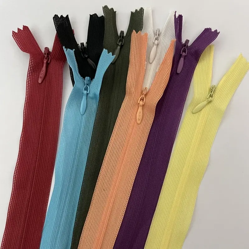 Resleting jepang isi 12 pcs/ invisible zipper 25cm dan 50cm perlusin 12 pcs