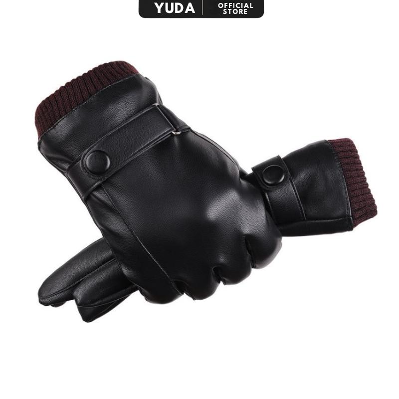 Găng tay nam nữ mùa đông, bao tay nam giữ ấm lót nỉ bên trong chống lạnh chống nước cao cấp phụ kiện thời trang YUDA khăn  tay găng  tay