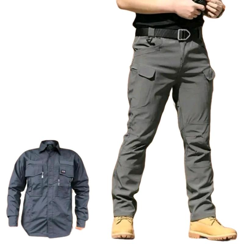 Setelan Kemeja dan Celana Tactical W-TAC Panjang untuk Pria Casual 2