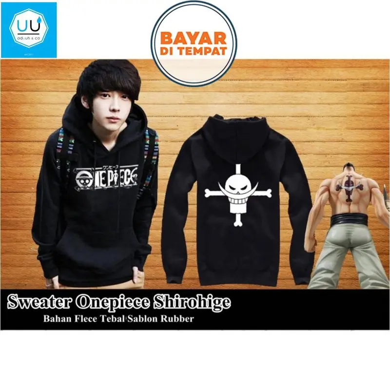 Jaket Anime Jubah New One Piece whitebread Cosplay Anime 8