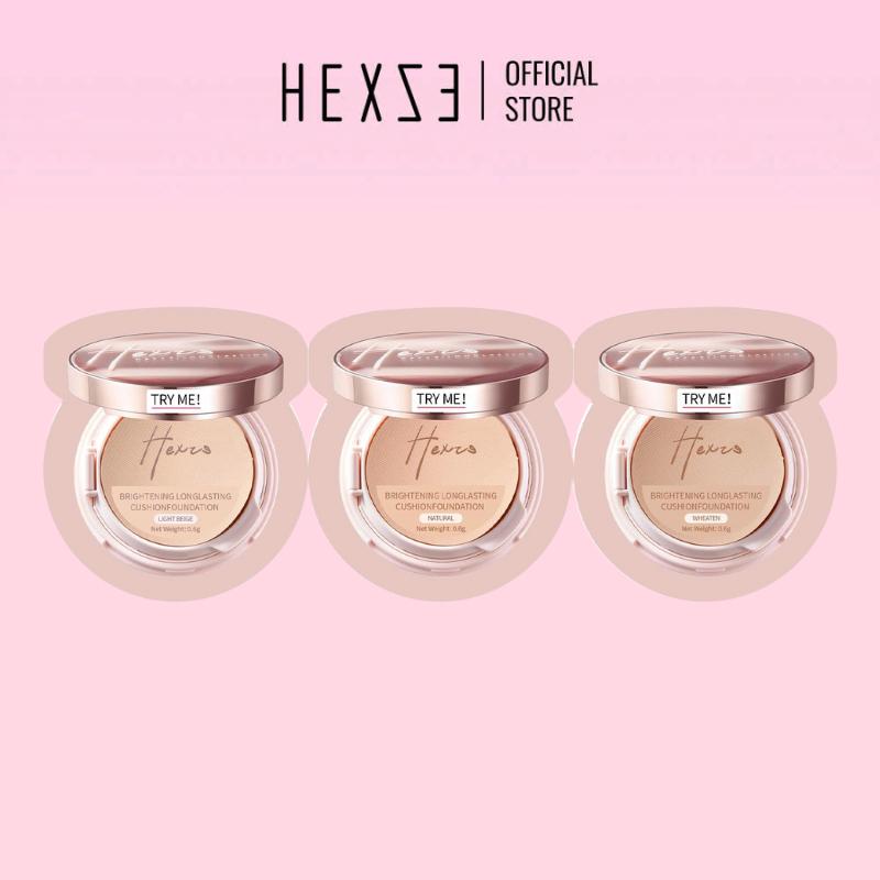 HEXZE Cushion Kiểm Dầu Lâu Trôi 3 Gói Cấp Ẩm Kiềm Dầu HEXZE Cushion2in1…