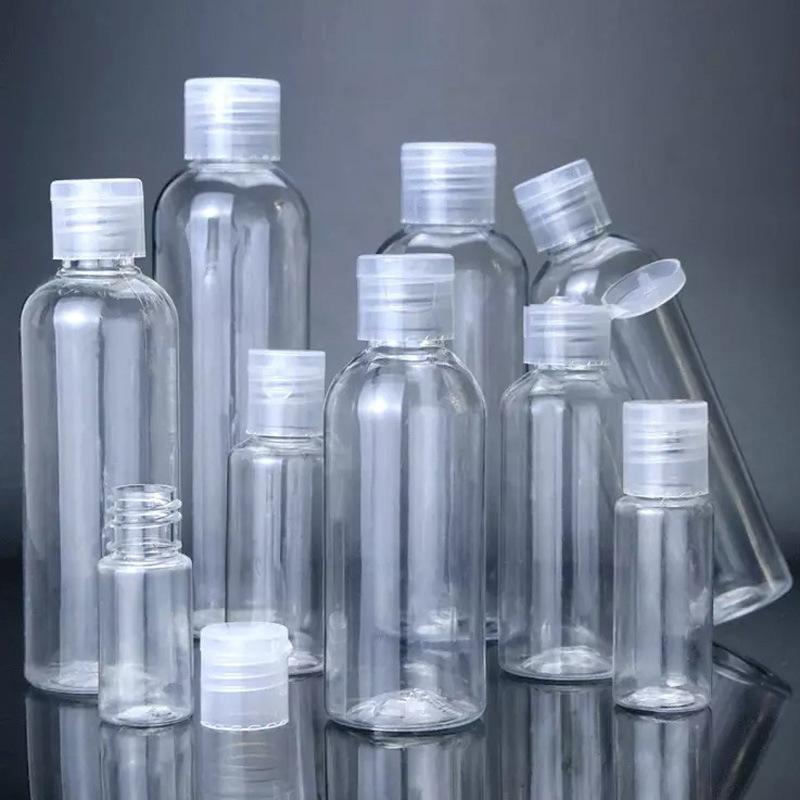 5ML 20ML 50ML 100ML Lọ chiết nắp bật Chai nhựa triết mỹ mĩ phẩm Lọ rỗng PET đựng toner tẩy trang