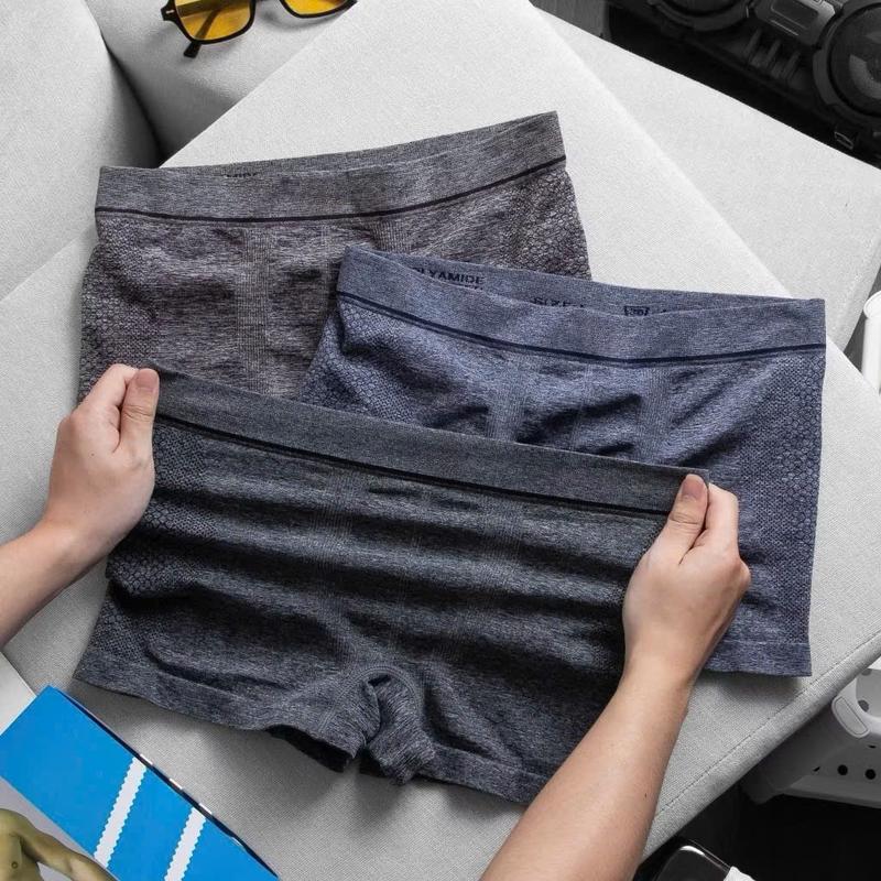 Product Introduction of Quần Lót Nam- SỊp Đùi BOXER Dệt Kim Co Dãn Thoáng Khí Kiểu Dáng Khỏe Khoắn V3 quanxi nam Menswear Thun 34