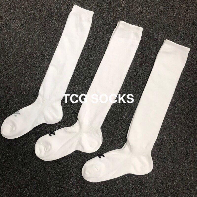 Tất đá bóng vớ thể thao loại dài cao cổ cho nam nữ, hàng xuất Mỹ Tigora cao cấp football baseball socks Cotton 3
