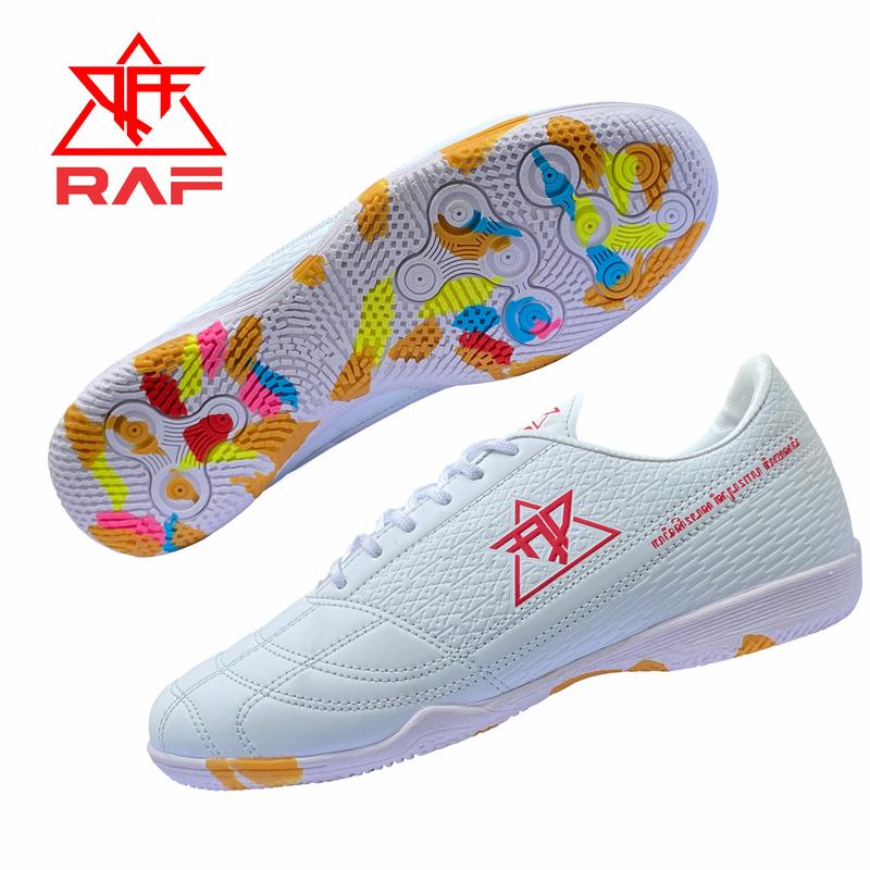 Sepatu Futsal RAF White Red XERACION ONE Dewasa" sepatufutsal c it Semua musim Pink sepatu  futsal sepatu futsal decit sepatu  futsal sepatu  ori 1