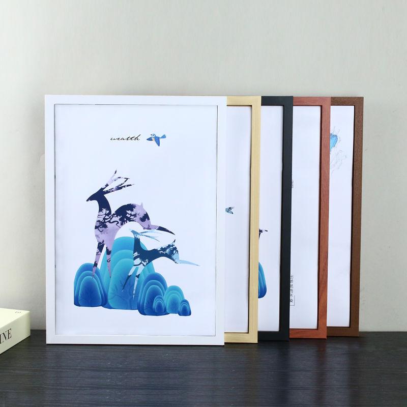 Khung Ảnh Treo Tường, Gỗ Nguyên Khối, 16 Inch Và 20 Inch, Thích Hợp Cho Phác Thảo, Nghệ Thuật 8K Và Trò Chơi Đố 8K, Poster A3, Trẻ Em Và A4, Khung Ảnh Để Bàn Khung Tranh Decor Đồng Trang Trí Nhà 0
