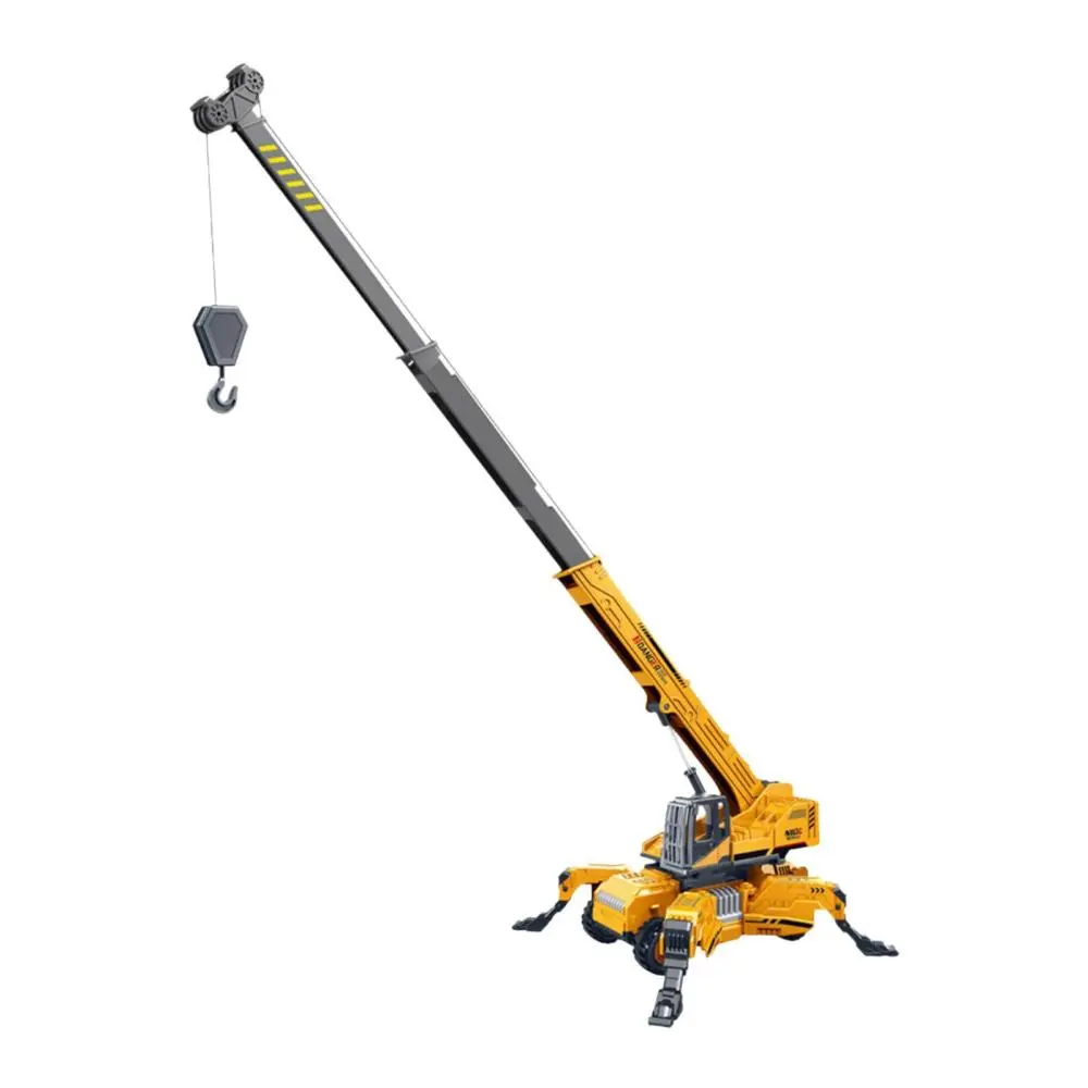 Construction Vehicle Toy Crane Work Car Decoration Crane Engineering Truck for Toddlers Ages 3+ Boys Girls Kids Children