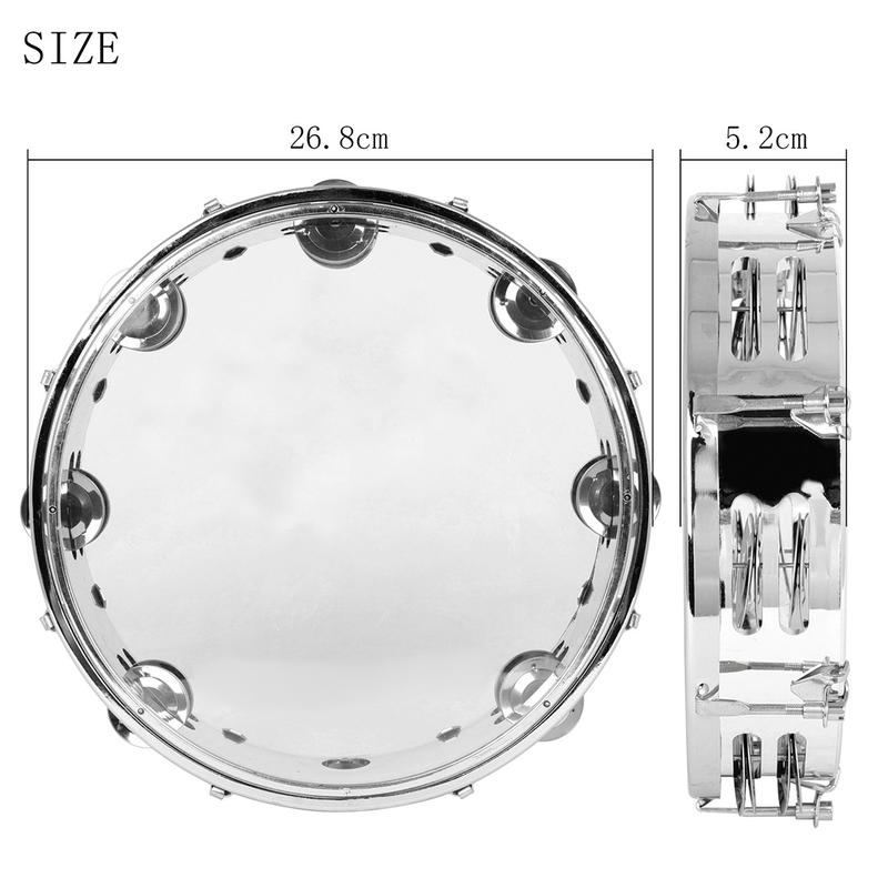 Trống gõ bo Yamaha 10 inch Tambourine kèm khóa căng mặt trống, tặng bao da 3 lớp hàng chính hãng cao cấp Duy Guitar Store bogõ dạm  gõ 1