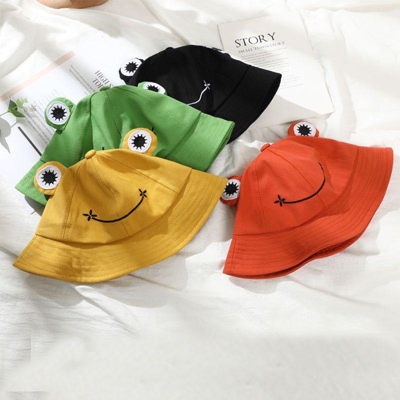 Product Introduction of Sunscreen Frog Hat Versatile Frog Design Breathable Fashion Bucket Hat Fashionable Lightweight Bucket Hat for Summer Accessory Autumn Fashion Beach 7