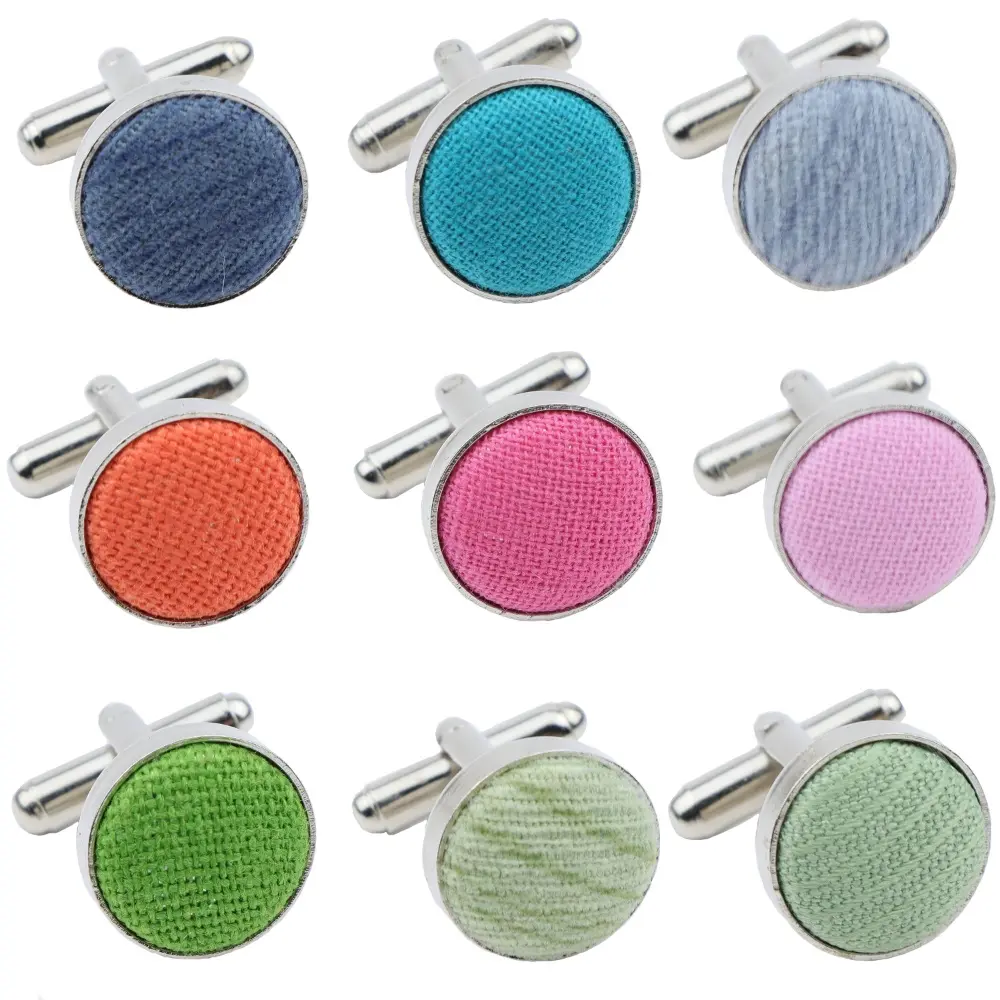 ZONFAZ Novelty Luxury Solid Color Cufflinks For Mens Cute Crown Macarons Cuff Links Accessories