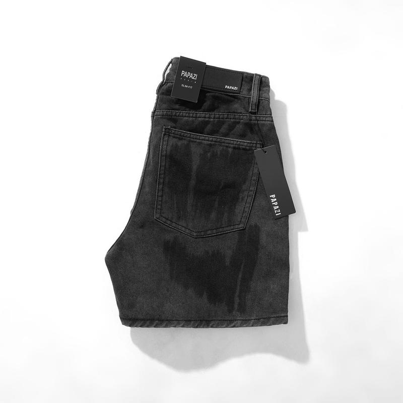 Quần short trên gối Mã_R4436, gam màu đen khói  rách, dễ phối đồ, phong cách cá tính - PAPAZI 6