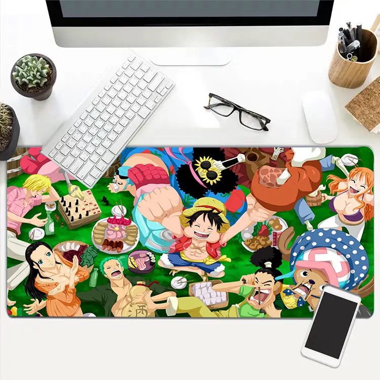 Tấm lót bàn máy tính, Tấm lót chuột chơi game Anime, Cỡ Lớn, Thích hợp cho Bàn Phím Bar Internet và Quán Cà Phê Internet, Tấm lót chuột, Bàn di chuột 7