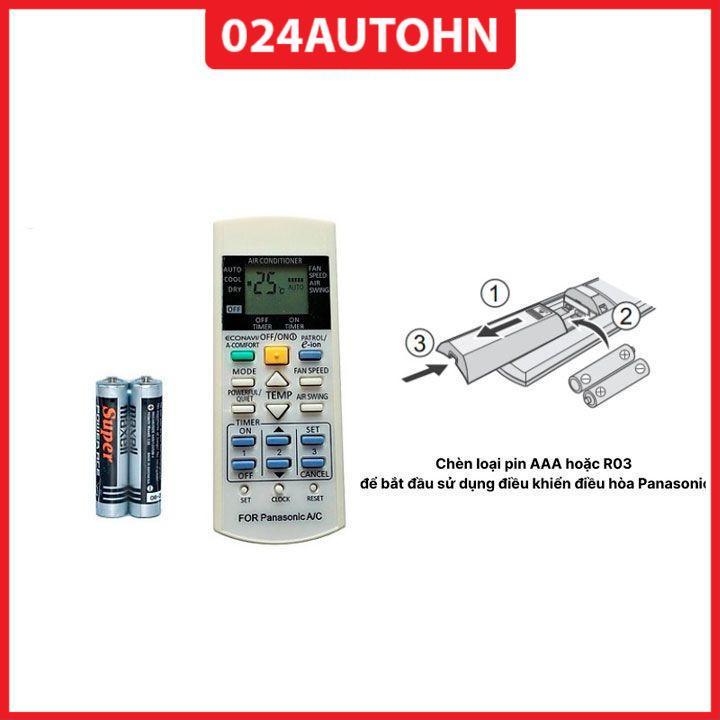 Điều khiển điều hòa,remote điều hoà 2 chiều cho Panasonic 2