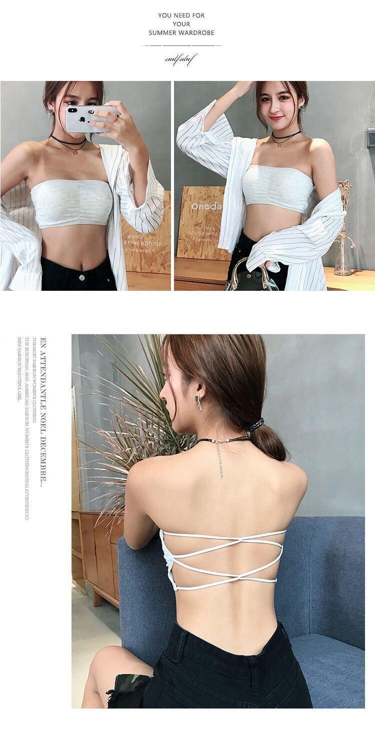 Product Introduction of Strapless Push up Anti-Slip Girl's Underwear Thin Student Tube Top Tube Top Anti-Slip Backless Bra Internet Hot 22