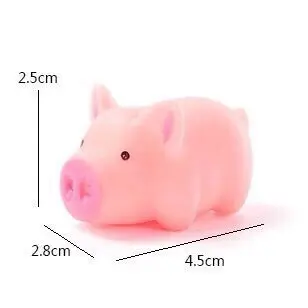 Đồ chơi  LỢN MỀM bóp kêu chút chít kute giảm stress đồ chơi trang trí 3