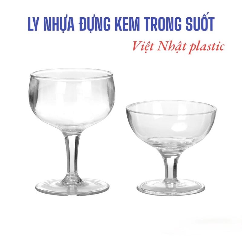  Ly kem nhựa PP trong suốt cao cấp hàng Việt Nhật 