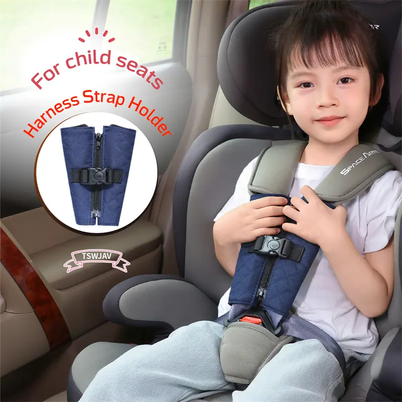 Car Seat Belt Adjustable Strap Highchair Safety Harness Strap Lock Anti Escape Child Baby Chest Clip Travel Car Backpack Clip