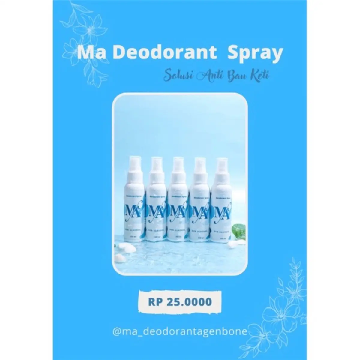 Madeo deodorant spray BPOM