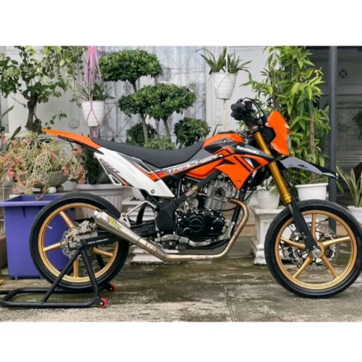 knalpot fanter kollong fulsistem buat KLX crf dtracker wr