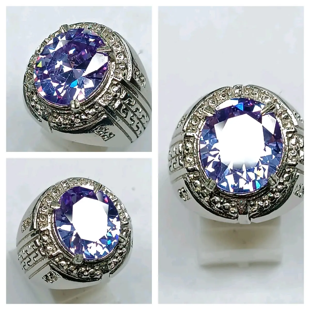 cincin permata ametrine kualitas terbaik