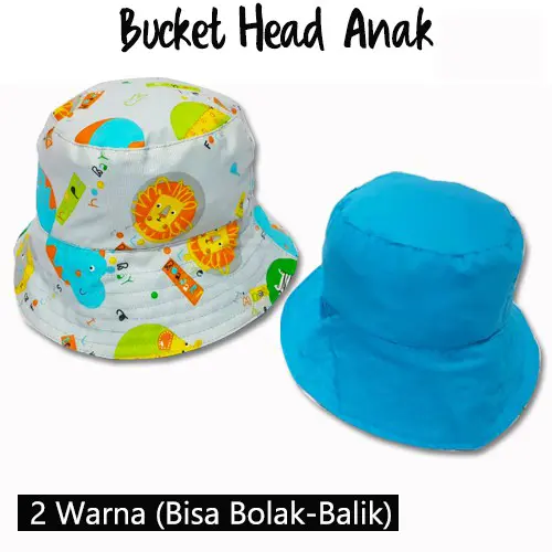 Topi Anak - Bucket Hat Anak [Tanpa Tali] 5