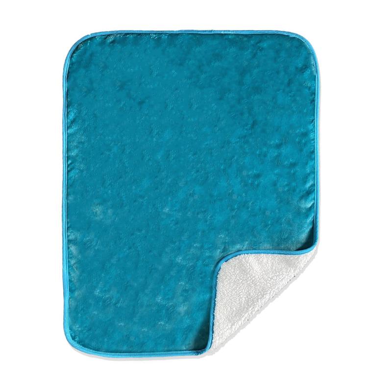 Product Introduction of Waterproof Double Layer Dog Blanket, 1 Count Reversible Soft Pet Blanket, Washable for Couch, Blanket for Small Medium Large Dogs Cats 1