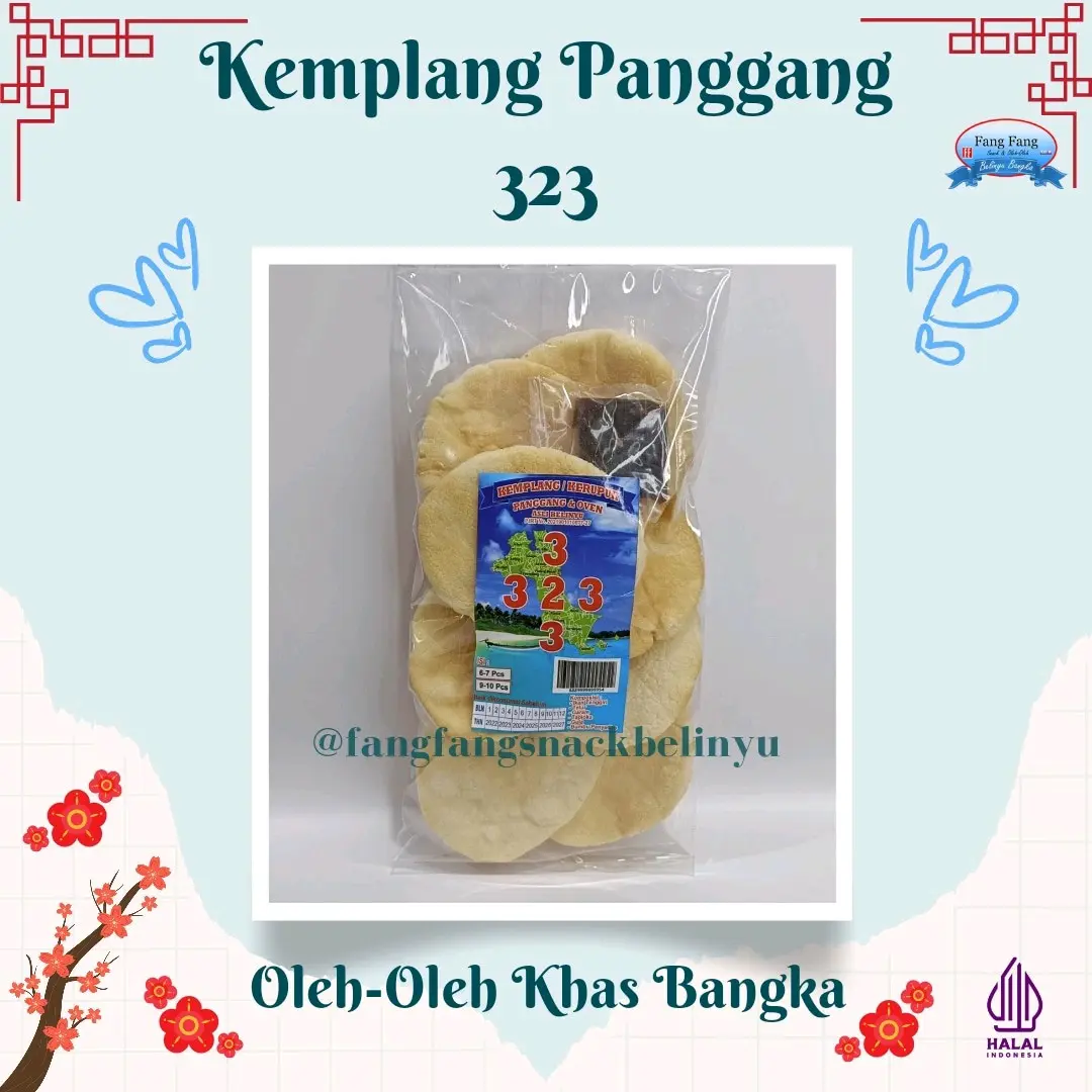 Kemplang Panggang Cap 323 Belinyu bangka