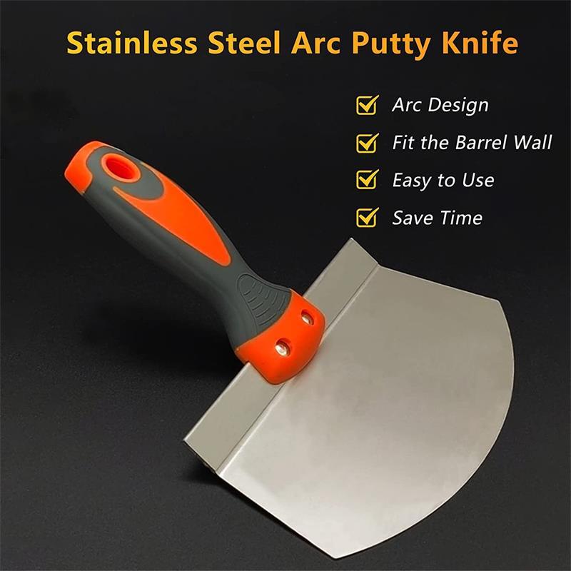 Product Introduction of 1pcs Stainless Steel Wall Paint Plaster Shovel Putty Knife Scraper Blade Paint Feeder Filling Spatula Construction Tools 10