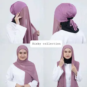 Pashmina INNER TURKISH/Pashmina INNER CERUTY BABYDOL/pashmina instan/Pashmina inner tali Panjang Muslim